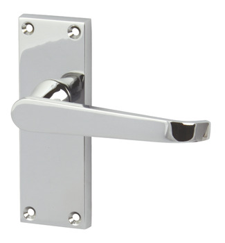 Victorian Lvr Hdls/Plt Plain Latch SN