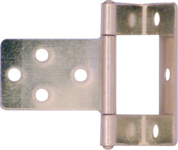 Flush Hinge Cranked 50mm Steel EB
