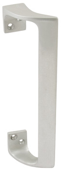 Cranked Pull Handle FF 230mm Fixing Centres Aluminium SAA