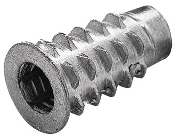 Screw-In Sleeve M6 D7.5x20mm SW6 Zinc Alloy Galvanised