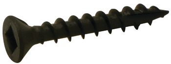 Zip-R Square Slot Screw Countersunk D3.5x12mm Black