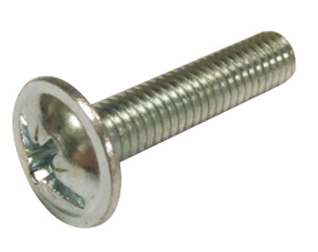 Flat Head Bolt M6x28mm Steel Galvanised