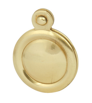 Escutcheon D33mm w Cover Std KW Brass Polished Brass