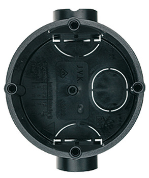 Wall Box Flush Mount D65x63mm Plastic Black