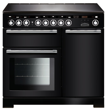 Rectangle EDL100EIBL/C Range Ind Chrome/Black