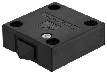Built-In Switch Unit 2A/240V AC Black Push