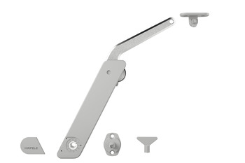 Free Flap H 1.5 Plastic/Metal C LH Grey