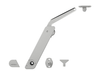 Free Flap H 1.5 Plastic/Metal D LH Grey