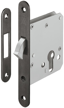 Startec Mort Cyl Sld Dr Lock 55/86.5 Black - view 2