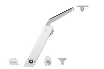 Free Flap H 1.5 Plastic/Metal D LH White
