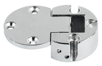 90D Plano Medical Flap Hinge Zinc Alloy/Brs NP