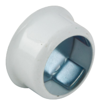 WithRobe Rail D19mm Invisifix Socket White