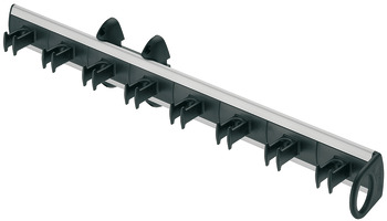 WithRobe PO Belt Rack 500mm 8 Belts Black
