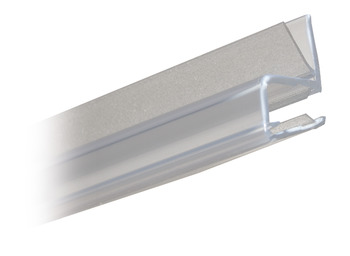 Door Jamb Profile 6-8mm 2010mm Trans PVC