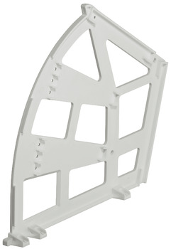 Shoe Rack for 3 Shelves Plastic Wht 1Set=2pcs