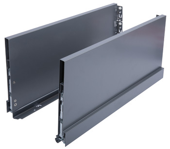 NPS Drawer Sides 250/450mm Silver 1pr