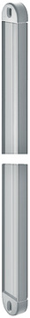 Wall Rail f Shoe Rack 1120x31.5x14mm Chrome 892.12.990