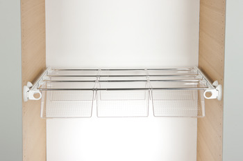 WithRobe System+ PO Shoe Tray 6kg Wht/B.Aluminium