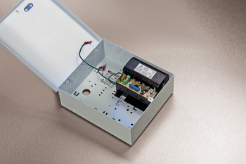 Power Supply 12V DC 1 Amp Steel White