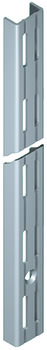 Supp Chnl Dbl Slot 1495mm PC Steel Silver Col