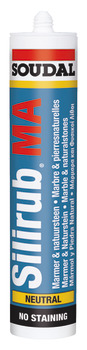 Soudal Silirub MA Mrb/Stn Slnt 300ml Clr