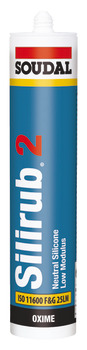 Soudal Silirub 2 Silicone 300ml Black