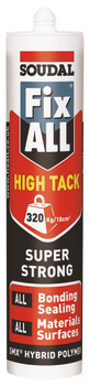 Soudal FixAll Hi-Tk Sealant 290ml Black
