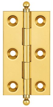 Butt Hinge Ball Finial 63x35mm Brs ImBrz