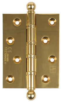 Butt Hinge Ball FR30 100x75mm Brs P/L