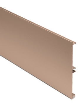Plinth Panel 145x3000mm Anodised Copper