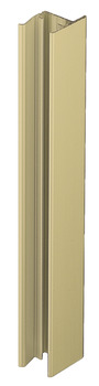 Plinth Connect 146mm 90D/End Anodised Brs