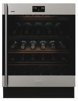 Smeg Cls CVI338LX3 Wine Cool 38B LH Black