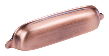 Delia Cup Handle Brass Antique Copper 96 mm Fixing Centres