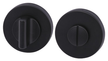 RO12 Escutcheons D52mm WC Set Zinc Alloy Black 900.54.991