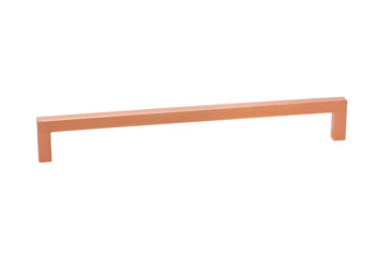 U Pull Handle Zinc Alloy Bru Copper 28.5x128mm Fixing Centres