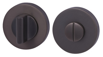 RO12 Escutcheons D52mm WC Set Zinc Alloy BN Black 900.54.953