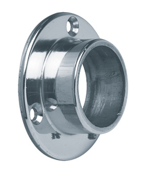 D38mm Wall Flange Socket Brs PC