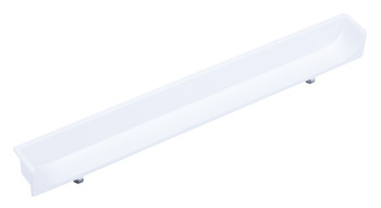 Hide Inset Handle Zinc Alloy Matte White 128mm Fixing Centres