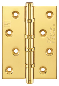 Butt Hinge FR30 BB Sqr 100x75mm Brs PCP