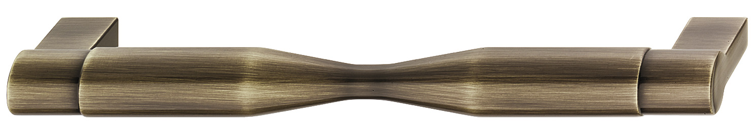 Omnia Pull Handle Zinc Alloy Brass Antique 160mm Fixing Centres 106.69.403