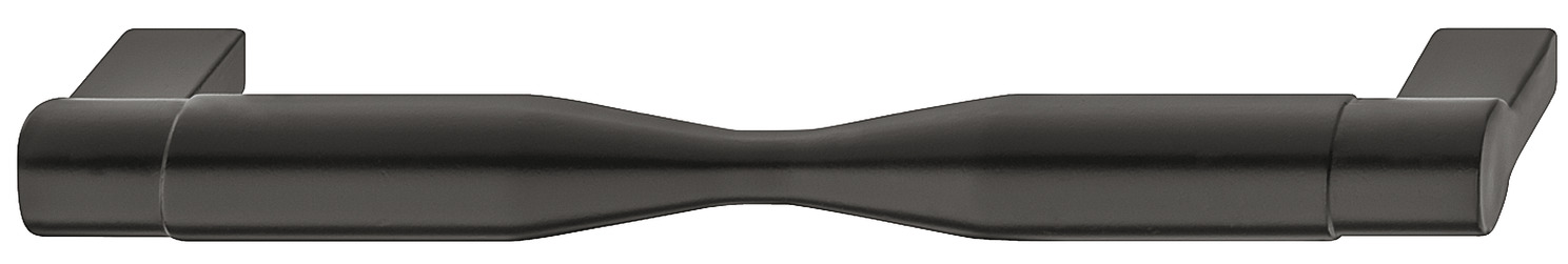 Omnia Pull Handle Zinc Alloy Matte Black 160mm Fixing Centres 106.69.404