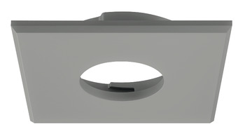 Loox LED2090/3090 Bezel Rectangle Sqr Plastic Silver