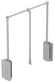2004 WithRobe Pull Rail 440-610mm Aluminium/Grey