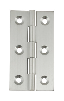 Butt Hinge Sqr 64x35mm Brs SC/Pin SSS