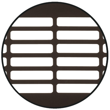 Ventilation Grille Rectangle 480x80mm Anodised D.Brw MC4 - view 2
