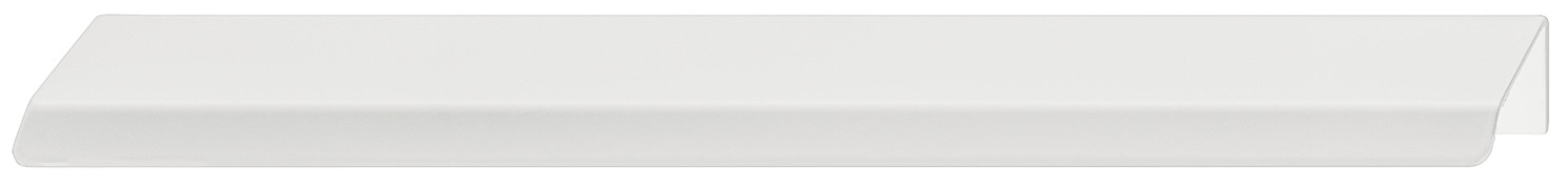 Curve Profile Handle Aluminium Matte Wht 128mm Fixing Centres