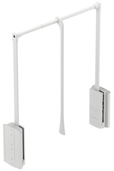 2004 WithRobe Pull Rail 440-610mm Wht/Wht