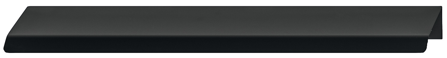 Curve Profile Handle Aluminium Matte Black 128mm Fixing Centres