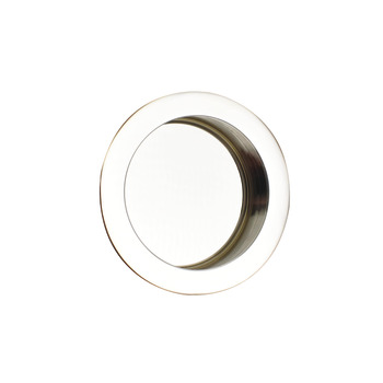 Flush Pull Handle Plain D76x11mm Brass SN