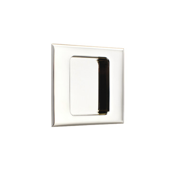 Flush Pull Handle Thick 76x76mm Brass MBK